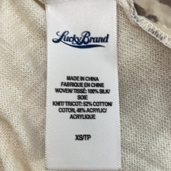 Lucky Brand | Leopard Print Blouse - Picture 5 of 5